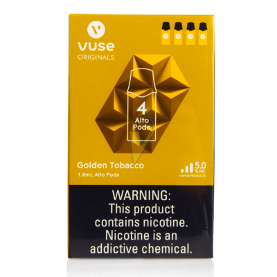 Vuse Alto Golden Tobacco 5.0% Pods 4 Pack