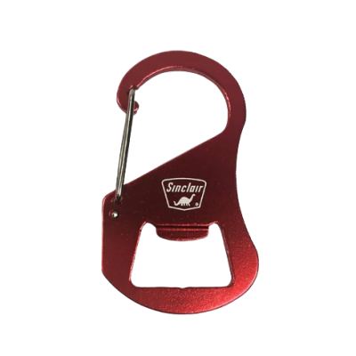 Sinclair Carry Along Carabiner Bottle Opener