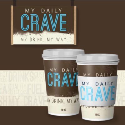 Hot Coffee or Cappuccino Cup 12 oz
