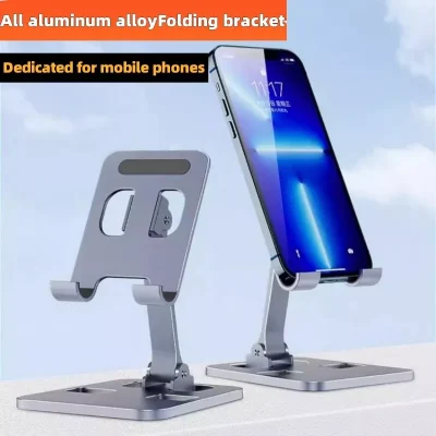 Universal Metal folding Phone Stand Desk Holder Mount Cradle For iPhone iPad