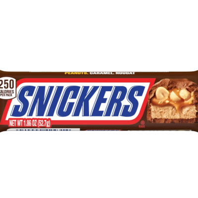 Snickers King Size Candy Chocolate Bar – 1.86 oz Bar