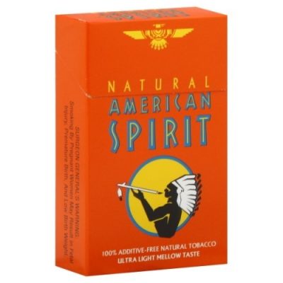 American Spirit Cigarettes Orange BOX