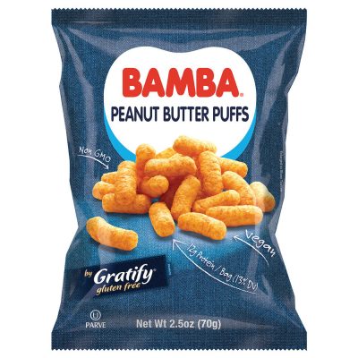 Gratify Bamba Peanut Butter Puffs 2.5 Oz