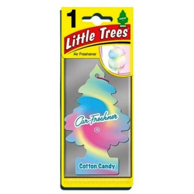 Little Trees Hanging Paper Car Air Freshener Cotton Candy 2pk