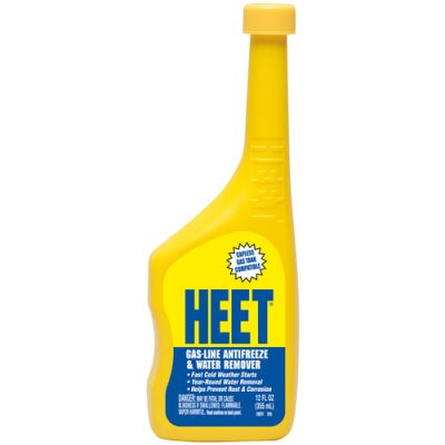 Heet 28201 Gas Line Anti-Freeze And Water Remover 12 Oz Bottle