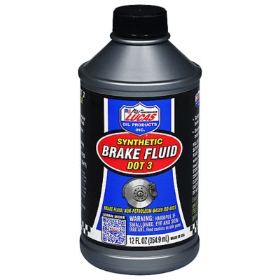 Lucas Dot 3 Synthetic Brake Fluid 12 Oz Bottle