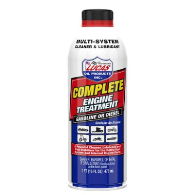 Lucas Oil Complete Engine Treatment Lubricant And Cleaner 16 Oz Bottle
