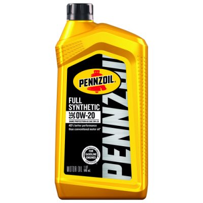 Pennzoil 0W-20 Gasoline Synthetic Motor Oil 1 Quart