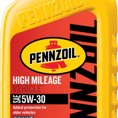 Pennzoil 550022838 High Mileage Vehicle Motor Oil 5W-30 1-Quart