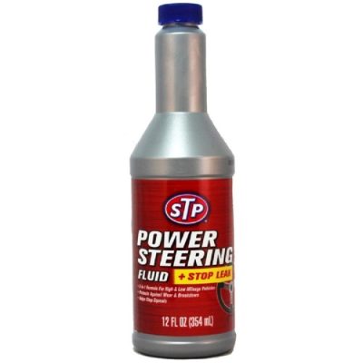 STP Power Steering Fluid + Stop Leak 12 Oz