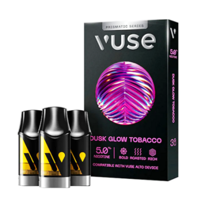Vuse Dusk Glow Tobacco 5.0 % – 3 PODS