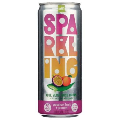 Alo Juice Drink, Passion Fruit + Peach, Aloe Vera 11.2 Fl Oz