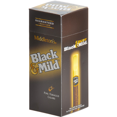 Black & Mild Original Plastic Tip Box of 25 Units