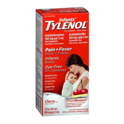 Tylenol Infants Pain+Fever Reducer Cherry Flavor 2oz