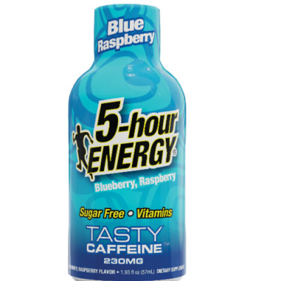 Blue Raspberry Flavor Extra Strength 5-Hour Energy Shots
