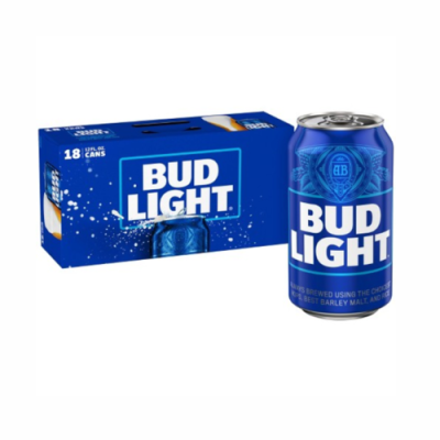Bud Light American Lager Beer 18 Pack 12 Fl Oz Cans
