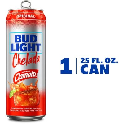 Bud Light Chelada Original Beer 25 Fl Oz
