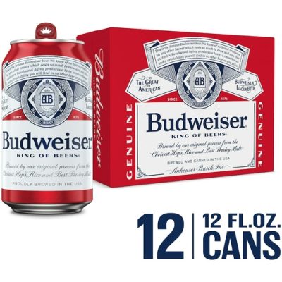 Budweiser Beer – 12 Pack Cans