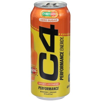 C4 Energy Drink Zero Sugar Creamsicle 16 Fl Oz