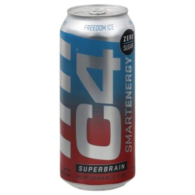 C4 Energy Drink Zero Sugar Freedom Ice 16 Fl Oz
