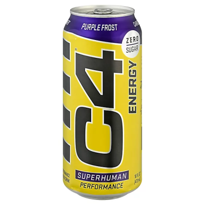 C4 Performance Energy Drink Purple Frost 16oz/12ct
