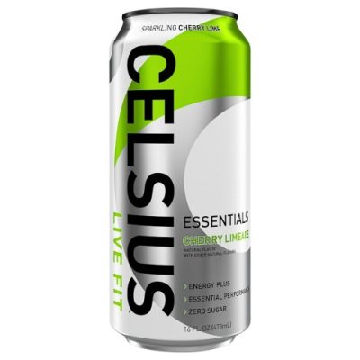 Celsius Essentials Zero Sugar Cherry Limeade Energy Drink 16 Fl Oz