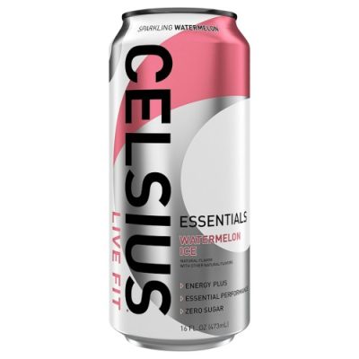 Celsius Essentials Zero Sugar Watermelon Ice 16 Fl Oz