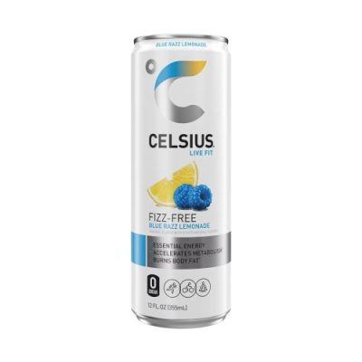 Celsius Fizz Free Blue Razz Lemonade Energy Drink 12 Fl Oz