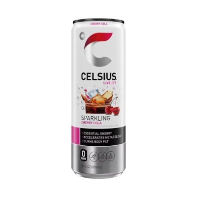 Celsius Sparkling Cherry Cola Energy Drink 12 Fl Oz