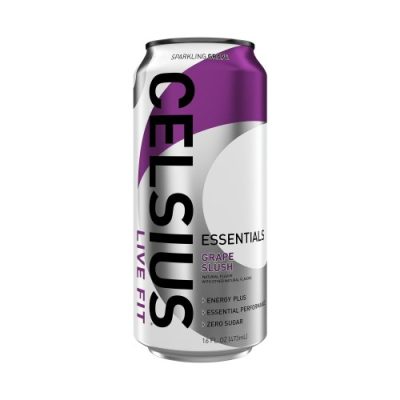 Celsius Sparkling Essentials Grape Slush 16 Fl Oz
