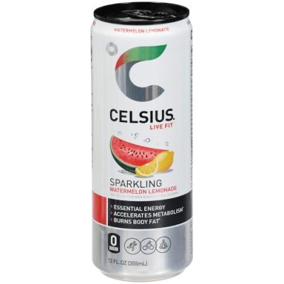 Celsius Sparkling Watermelon Lemonade Energy Drink 12 Fl Oz