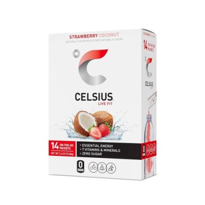 Celsius Strawberry Coconut Essential Energy Powder Stick