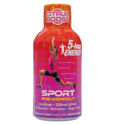 Citru Burst With Citrapeak 5-Hour Eenergy Sport Shots