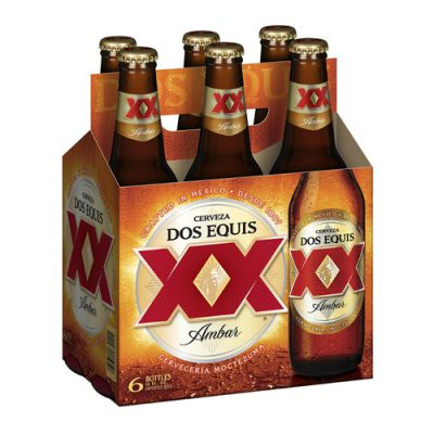 Dos Equis Amber Beer – 6 Pack Bottles