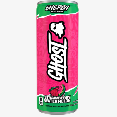 GHOST ENERGY STRAWBERRY WATERMELON HALF CAN