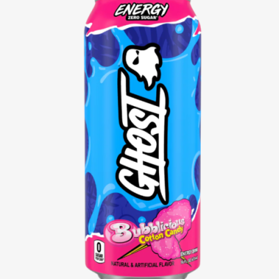 GHOST® ENERGY x BUBBLICIOUS® “COTTON CANDY”