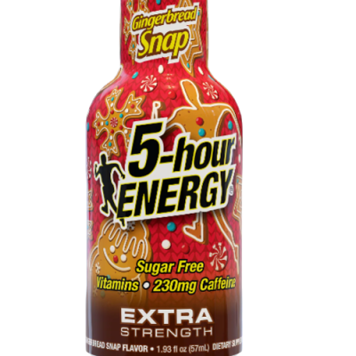 Gingerbread Snap Flavor Extra Strength 5-Hour Energy Shots