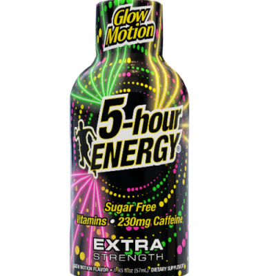 Glow Motion Flavor Extra Strength 5-Hour Energy Shots