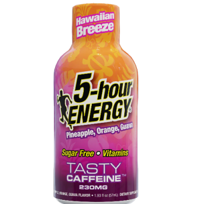 Hawaiian Breeze Flavor Extra Strength 5-Hour Energy Shots