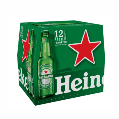 Heineken Beer Premium Malt Lager Original 12 Pack