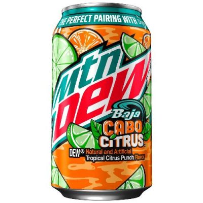 Mountain Dew Baja Cabo Citrus 12.OZ CAN