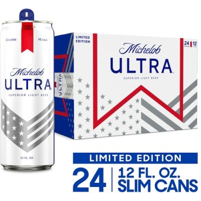 Michelob Ultra Superior American Light Lager Beer 24 Pack 12 Fl Oz Cans