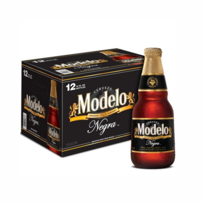Modelo Negra Mexican Amber Lager Beer Bottles 144 Fl Oz