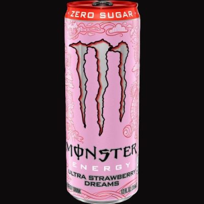 Monster Energy Ultra Strawberry Dreams Sugar Free Energy Drink 12 Fl Oz