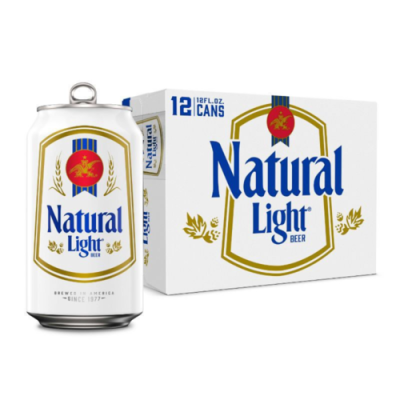Natural Light 12 Pack Beer Cans