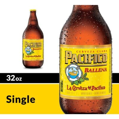 Pacifico Clara Mexican Lager Beer 32 Fl Oz Bottle 4.4% ABV