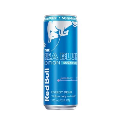 Red Bull Sea Blue Edition Sugarfree Energy Drink Juneberry 12 Fl Oz Can