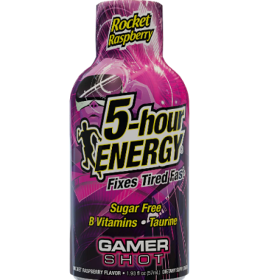 Rocket Raspberry Flavor Extra Strength 5-Hour Energy Shots