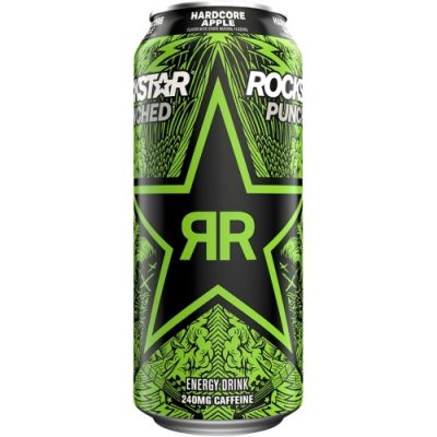 Rockstar Punched Energy Drink Hardcore Apple 16 Fl Oz
