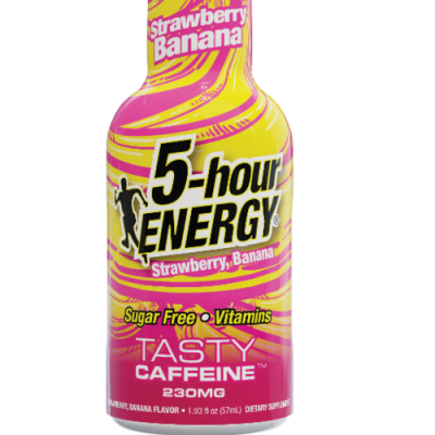 Strawberry Banana Flavor Extra Strength 5-Hour Energy Shots